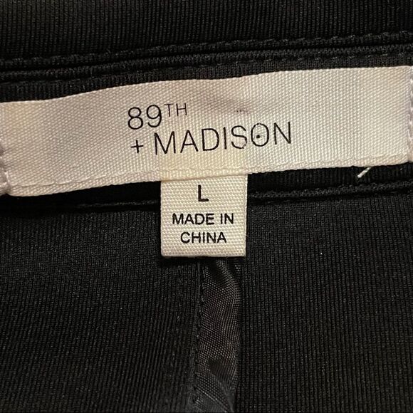 89th + Madison Black Open Blazer LARGE - Picture 9 of 12